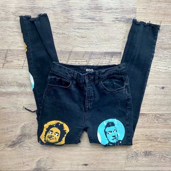 Reworked Green Day Jeans - Picture 4 of 5